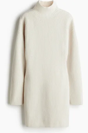 H&M Turtleneck-Kleid aus Kaschmirmix