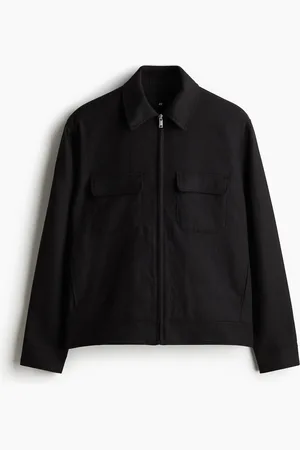 H&M Shacket aus Leinenmix in Regular Fit