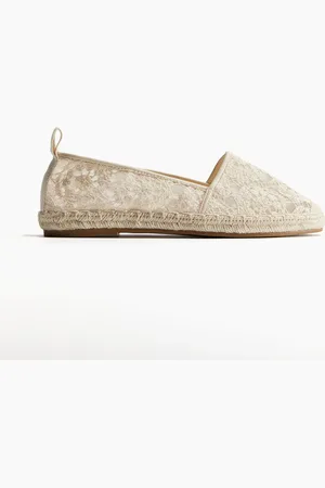 H&M Verzierte Mesh-Espadrilles
