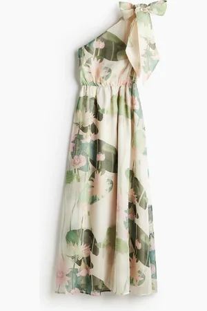 H&M One-Shoulder-Kleid mit Schleife