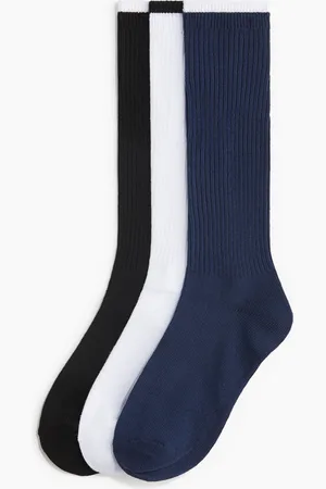 H&M 3er-Pack Kniehohe Sportsocken