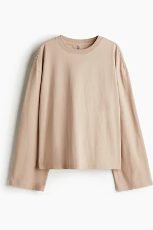 H&M Langarmshirt aus Baumwolle