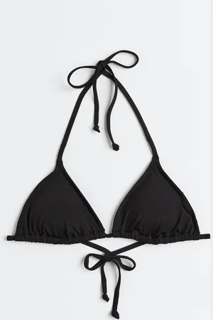 H&M Wattiertes Triangel-Bikinitop
