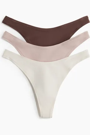 H&M 3er-Pack Tangas aus Mikrofaser
