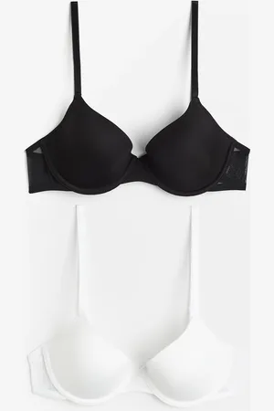 H&M 2er-Pack wattierte Bügel-BHs