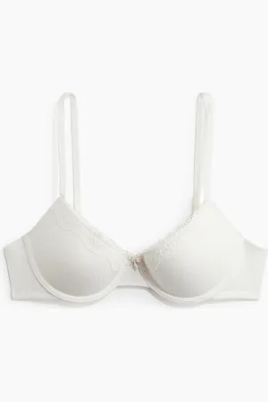 H&M Demi-Push-up-BH aus Baumwolle