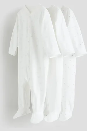 H&M 3er-Pack Schlafanzüge mit Füsschen