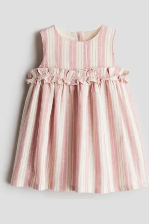 H&M Kleid aus Leinenmix