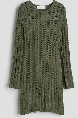 H&M Kleid im Leiterstich-Look