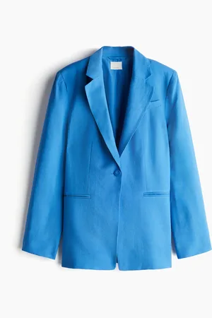 H&M Blazer aus Leinenmix
