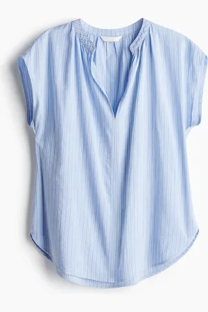 H&M Bluse mit Stehkragen