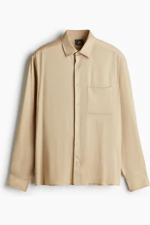H&M Hemd aus Satin in Regular Fit
