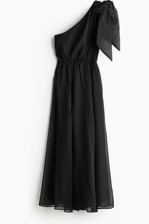 H&M One-Shoulder-Kleid mit Schleife