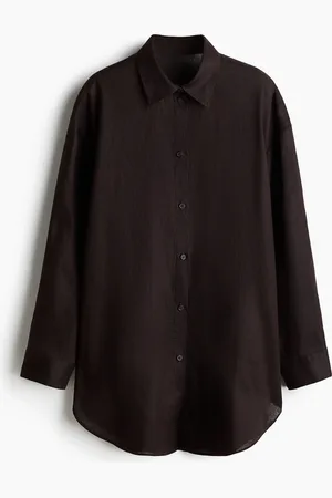 H&M Strandbluse aus Leinen