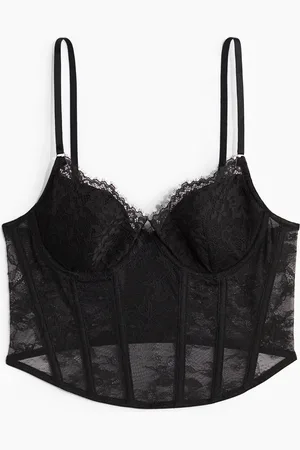 H&M Bustier aus Spitze mit gepolsterten Cups