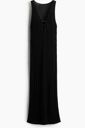 H&M Geripptes Strandkleid