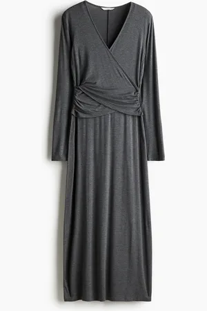H&M MAMA Drapiertes Stillkleid
