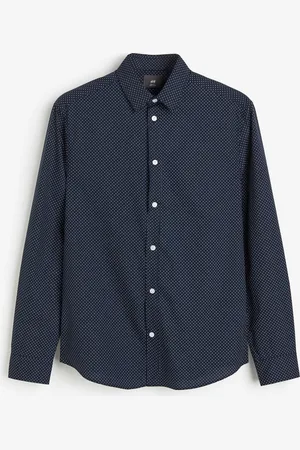 H&M Easy-Iron-Hemd in Slim Fit