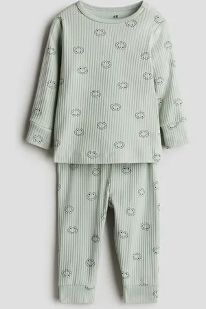 H&M Geripptes Baumwollset