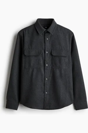 H&M Gefilztes Overshirt in Regular Fit