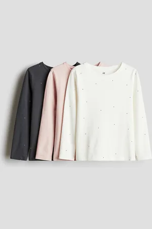 H&M 3er-Pack Langarmshirts
