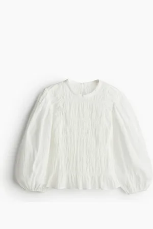 H&M Gesmokte Bluse