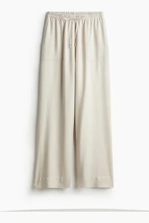 H&M Hose aus Viskose mit Kordelzug