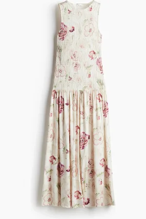 H&M Gesmoktes Jerseykleid