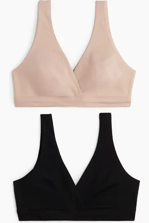 H&M MAMA 2er-Pack Still-BHs aus Baumwolle