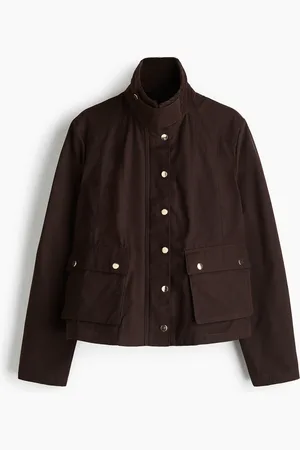H&M Blouson mit Cordkragen