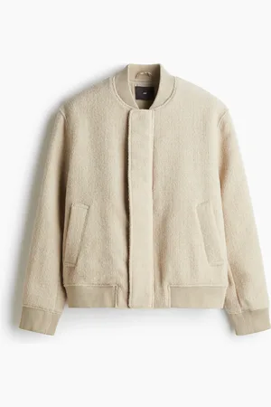 H&M Pilotenjacke aus Wollmix in Regular Fit