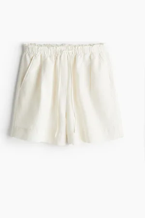 H&M Schlupfshorts aus Leinenmix