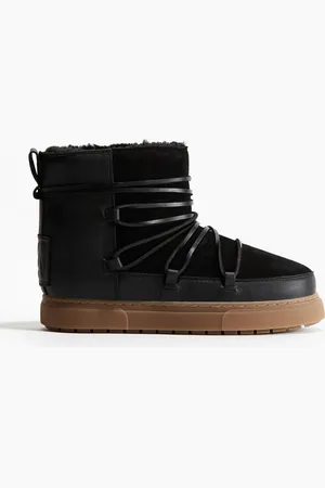 H&M Warm gefütterte Lederboots