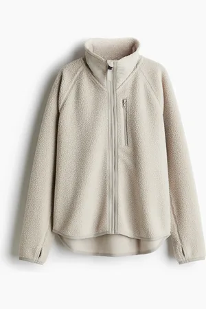 H&M Sportjacke aus Teddyfleece