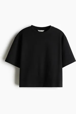 H&M Kastiges T-Shirt aus Interlock-Jersey