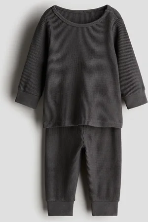 H&M Baumwollset mit Waffelstruktur