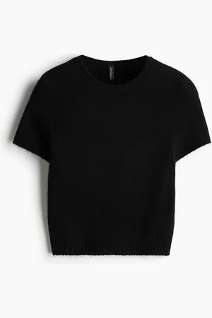 H&M T-Shirt aus Feinstrick