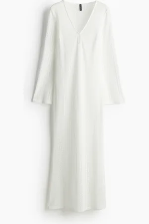 H&M Strickkleid im Häkellook