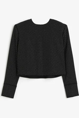 H&M Bluse mit Strassverzierung