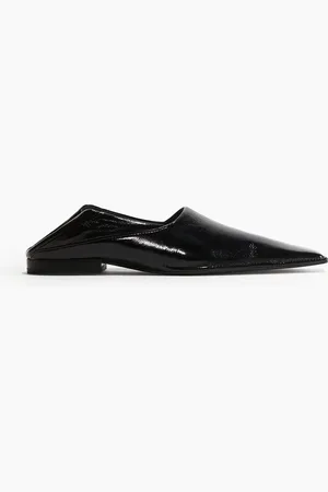 H&M Lederloafer mit eckiger Spitze