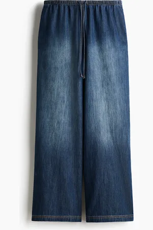 H&M Denimhose mit Kordelzug