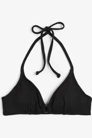 H&M Wattiertes Triangel-Bikinitop