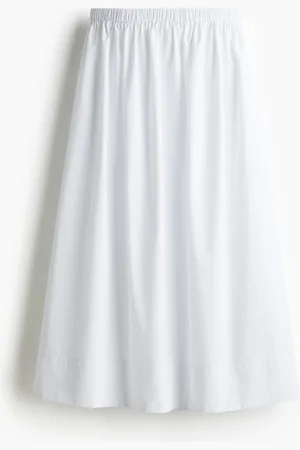 H&M Midijupe aus Baumwolle