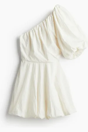 H&M One-Shoulder-Kleid mit Ballonjupe