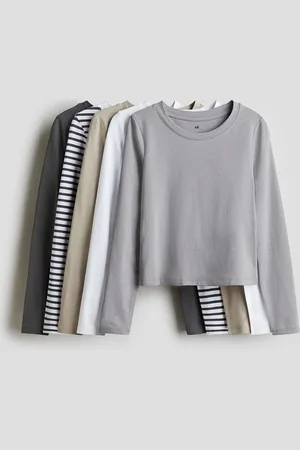 H&M 5er-Pack Jerseyshirts