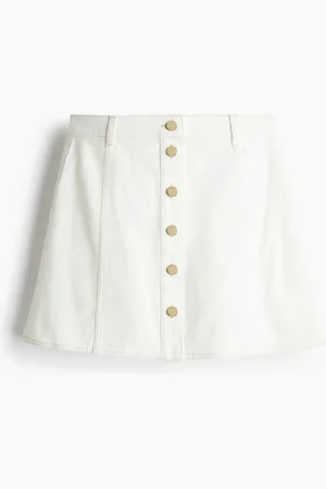H&M Kurzer Jeansjupe in A-Linie