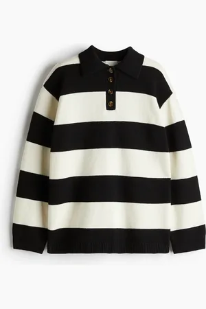 H&M Poloshirt aus Feinstrick
