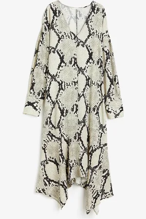 H&M Gemustertes Viskosekleid