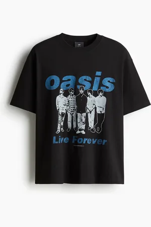 H&M Bedrucktes T-Shirt in Loose Fit
