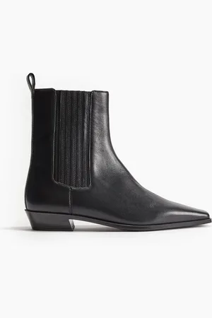 H&M Lederstiefeletten
